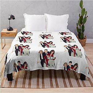 Derek Hansel and Valentina Zoolander movie Throw Blanket