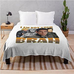 Zoolander I Am Not Your Brah Design Ben Stiller Throw Blanket