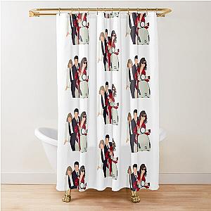 Derek Hansel and Valentina Zoolander movie Shower Curtain