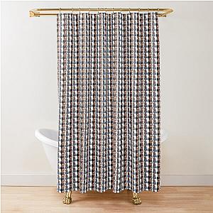 Zoolander meme pattern Shower Curtain