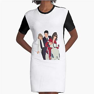 Derek Hansel and Valentina Zoolander movie Graphic T-Shirt Dress