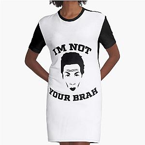 I'm Not Your Brah Zoolander Meme Graphic T-Shirt Dress