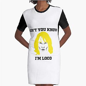 Don't You Know I'm Loco Zoolander Meme Graphic T-Shirt Dress