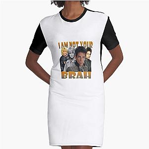 Zoolander I Am Not Your Brah Design Ben Stiller Graphic T-Shirt Dress