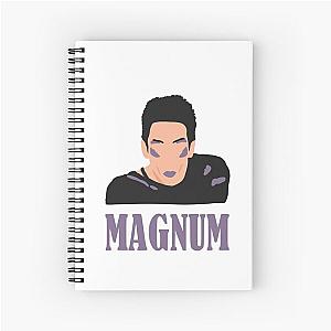 Magnum Derek Zoolander movie Spiral Notebook