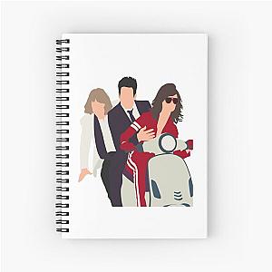 Derek Hansel and Valentina Zoolander movie Spiral Notebook