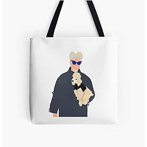 Jacobim Mugatu and Kiva the Diva Zoolander All Over Print Tote Bag