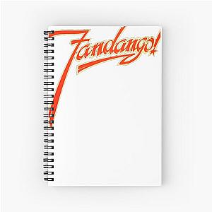 blackwhitereddesign rock band zz top album Spiral Notebook